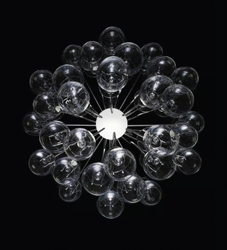 SAUVIGNON - Glass chandelier by Aldo Bernardi - view 3